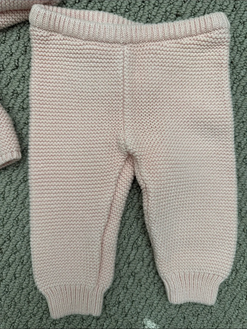 Baby Gap Knit Sweater & Pants Set - Soft Blush Pink